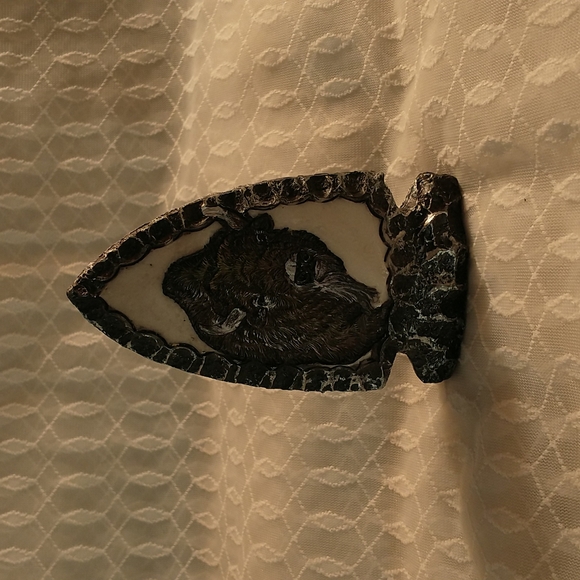 Other - Arrowhead w/ Buffalo Engraving - Resin Fill - *D3